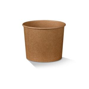 12oz PE Coated Kraft Bowl Brown 500pc/ctn
