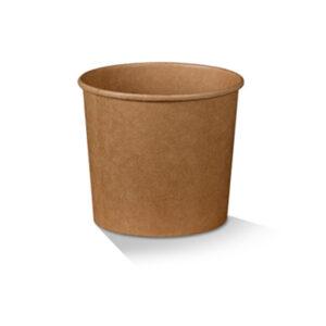 16oz PE Coated Kraft Bowl Brown 500pc/ctn