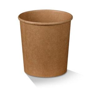 32oz PE Coated Kraft Bowl Brown 500pc/ctn