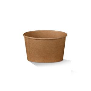 8oz PE Coated Kraft Bowl Brown 500pc/ctn