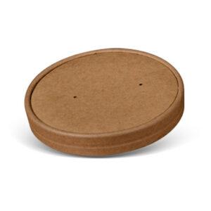 PLA Coated Paper Lids 118mm fit 26/32oz Bowl 500pc/ctn