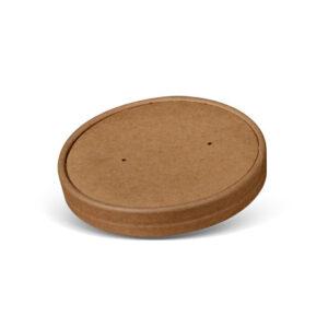 PLA Coated Paper Lids 98mm fit 8/12/16oz Bowl 500pc/ctn