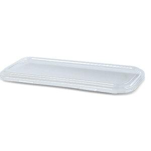 PET Lid for Sugarcane Tray 2&3 Compartment 400pc/ctn