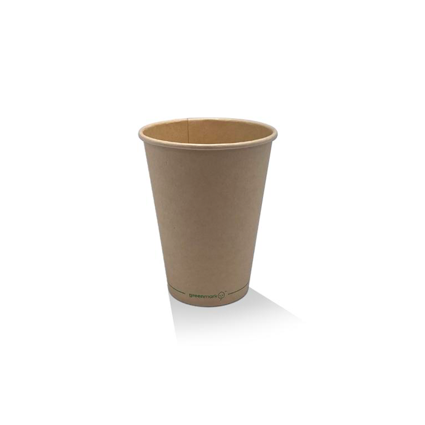 12oz Aqueous Coated Bamboo SW Cup/Brown 90mm 1000pc/ctn