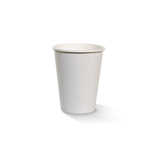 White Single Wall 12oz Paper Coffee Cup