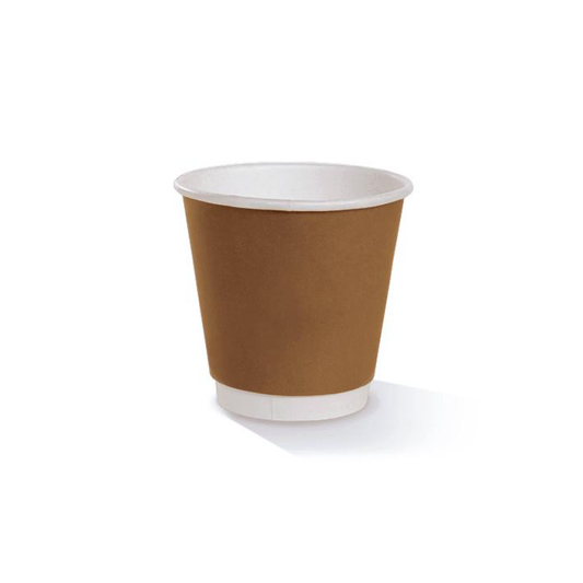 12oz PLA Coated DW Cup/Brown 90mm 500pc/ctn