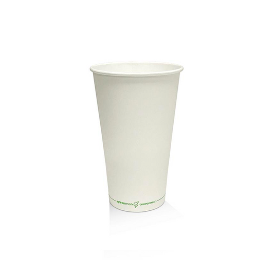 16oz PLA Coated SW Cup/White 1000pc/ctn
