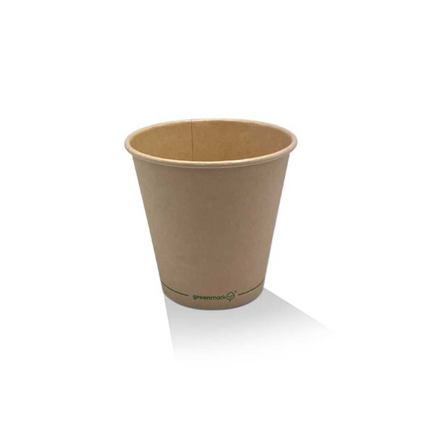 8oz Aqueous Coated Bamboo SW Cup/Brown 90mm 1000pc/ctn