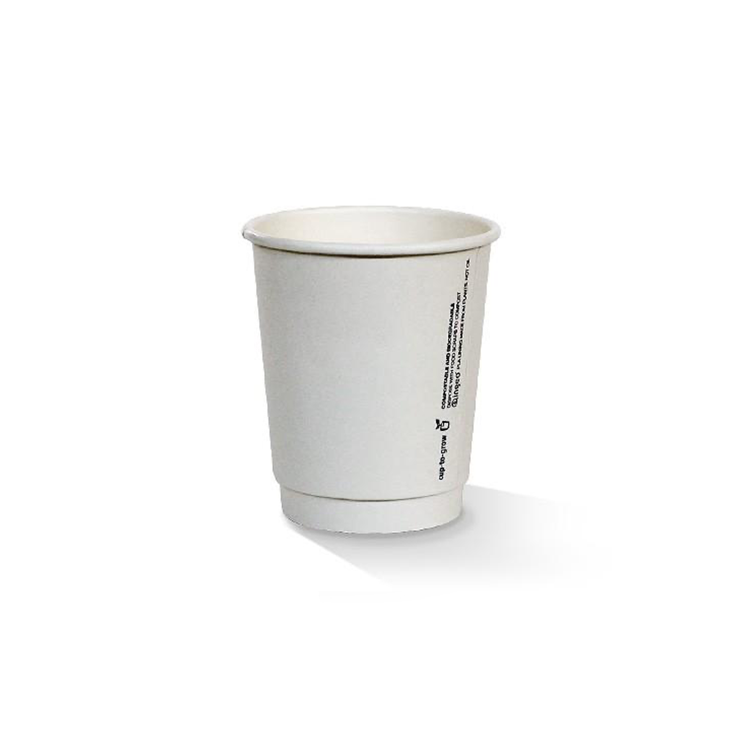 8oz PLA Coated DW Cup/White 90mm 500pc/ctn