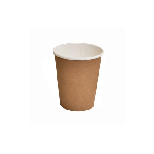 8oz PLA Coated SW Cup/Brown 80mm 1000pc/ctn