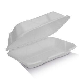 9" Sugarcane Clamshell 200pc/ctn