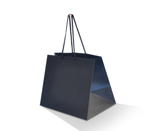 Paper Take Away Bag Deluxe Black 100pc/ctn