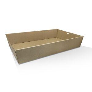 Medium Corrugated Catering Tray Rectangle Brown Plus 50pc/ctn