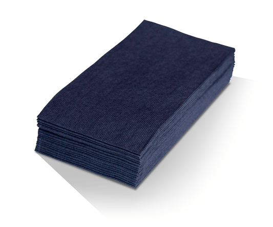 Napkin 2ply Black Quilted Dinner 1/8 GT Fold 1000pc/ctn