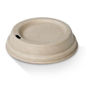 Bagasse Lid 6/8/10oz/Natural 80mm 1000pc/ctn