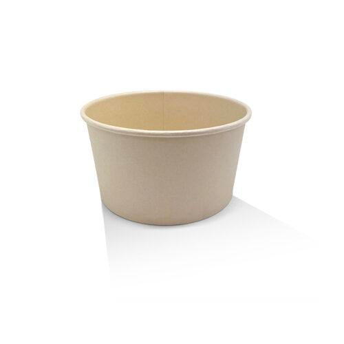 32oz PE Coated Bamboo Paper Salad Bowl 300pc/ctn