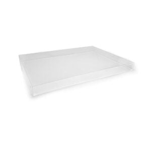Medium RPET Lid for Catering Tray Clear 50pc/ctn