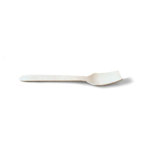 Coated Wooden Gelato Spoon 95mm Spade 5000pc/ctn