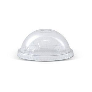 PET Clear Dome Lid / Die Cut Hole (fits 7.5-16oz U Cups)