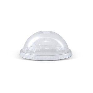 PET Lid 98mm Dome Die Cut Hole 1000pc/ctn