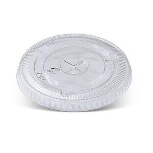 PET Lid 84mm Flat X Slot For 10/12oz 1000pc/ctn