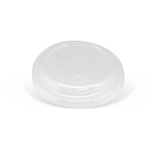 PET Lid 95mm Flat No Hole Fit U cups 1000pc/ctn