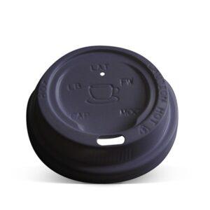 Plastic Lid 80mm 6/8/10oz Hot&Cold Black 1000pc/ctn