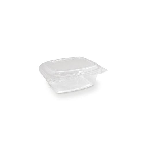 16oz PET Hinged Rectangle container 300pc/ctn