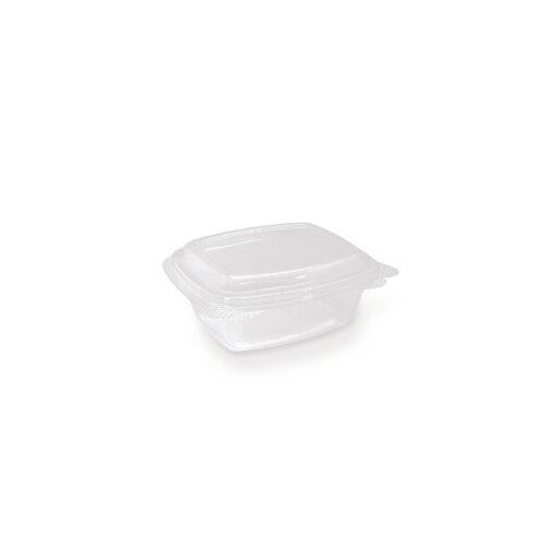 8oz PET Hinged Rectangle container 300pc/ctn