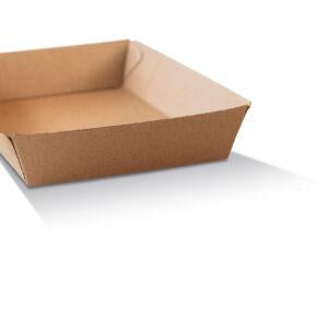 Medium Corrugated Tray Brown 250pc/ctn