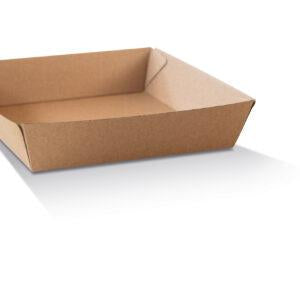 Large Corrugated Tray Brown 250pc/ctn