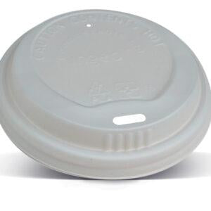 CPLA Lid 8/12/16/20oz Hot&Cold/White 90mm 1000pc/ctn