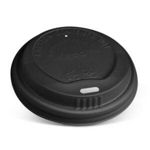 CPLA Lid 8/12/16/20oz Hot&Cold/Black 90mm 1000pc/ctn
