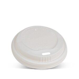 CPLA Lid 6/8/10oz Hot&Cold/White 80mm 1000pc/ctn