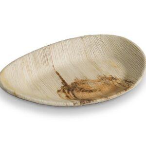 25cm Large Palm Plate Oval 100pc/ctn