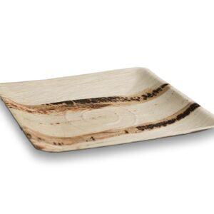 10" Large Palm Plate Square 100pc/ctn