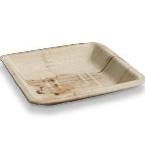 6" Small Palm Plate Square 100pc/ctn