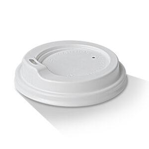 Spout Lid 8oz PS/White 80mm 1000pc/ctn