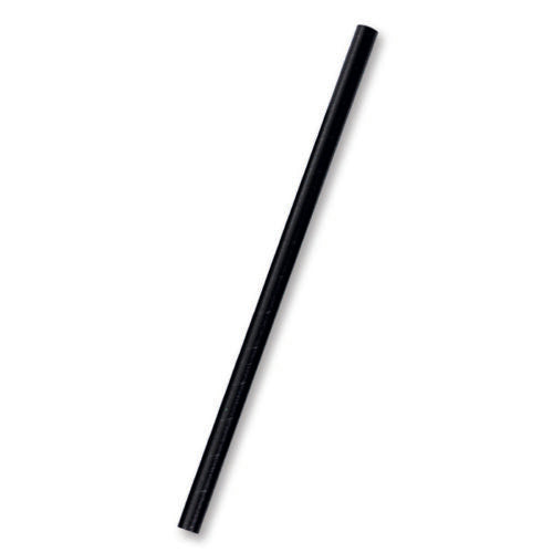 Jumbo Paper Straw All Black 2500pc/ctn