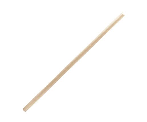 Regular Paper Straw Plain Brown Kraft 2500pc