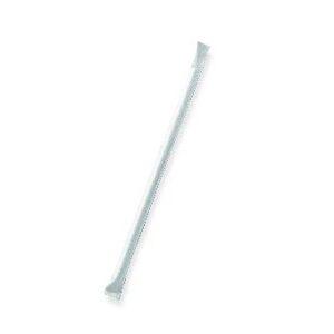 Regular Paper Straw Plain White Individually Wrapped 2500pc