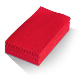 Napkin 2ply Red Quilted Dinner 1/8 GT fold 1000pc/ctn