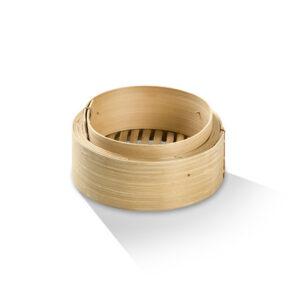 6" Bamboo Steamer Base 20pc/ctn