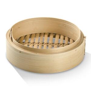 9" Bamboo Steamer Base 20pc/ctn