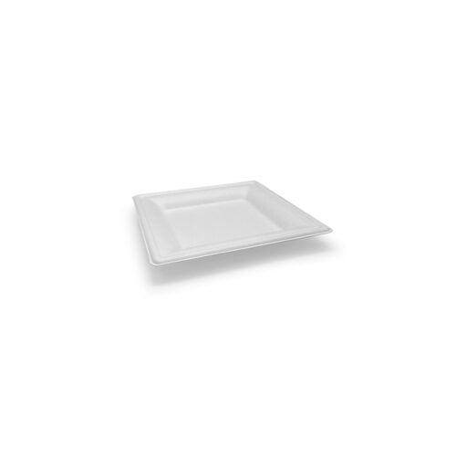 6" Sugarcane Plate Square 600pc/ctn