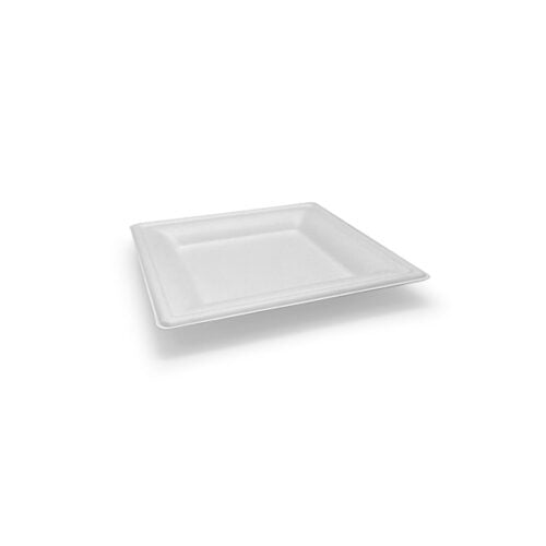 8" Sugarcane Plate Square 600pc/ctn