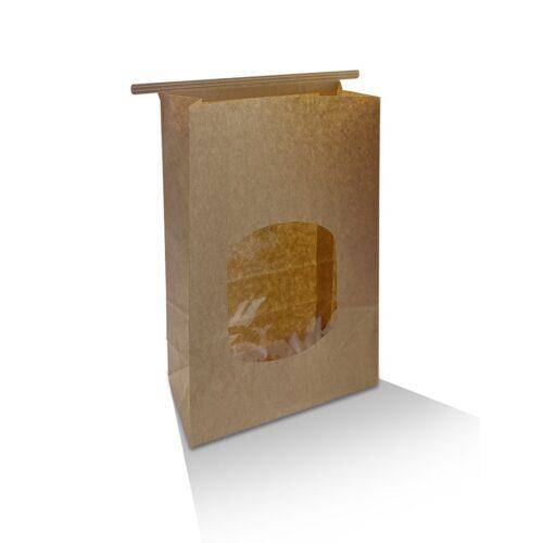 Large Tin Tie Bag With Window 500pc/ctn