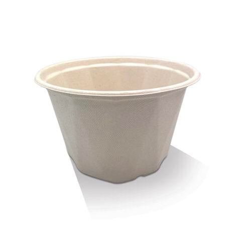 1500ml Sugarcane Takeaway Bowl Unbleached 300pc/ctn