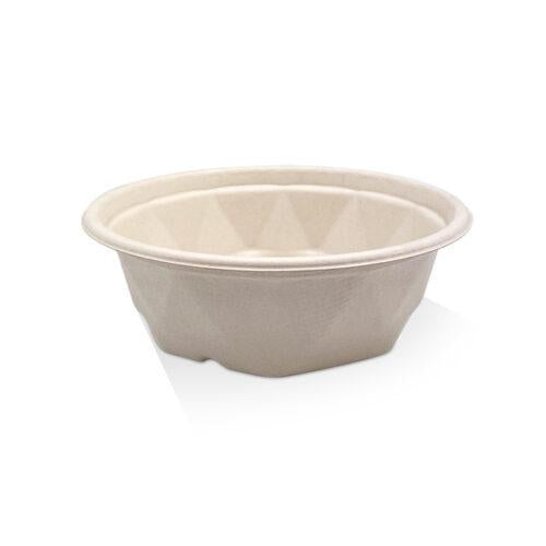 650ml Sugarcane Takeaway Bowl Unbleached 300pc/ctn